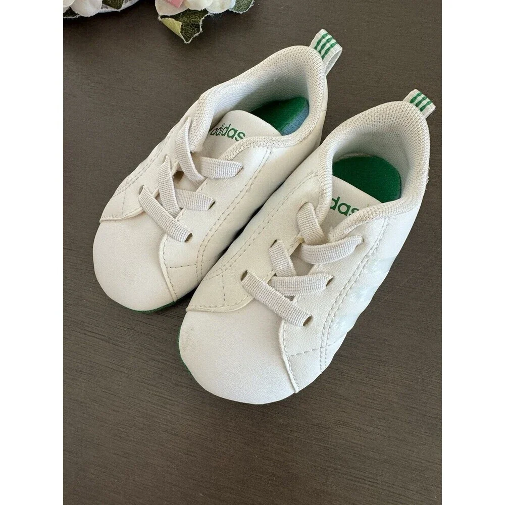 Baby Girl shoes lot Adidas moccasins 1st Christmas hat Koala tights Sz 6-12 M